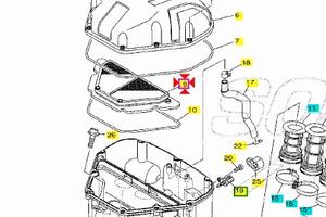 Filtro aria Yamaha XJ6-N 20S144510000