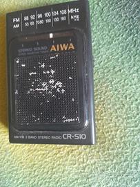 radiolina aiwa 2 band stereo radio cr-s10