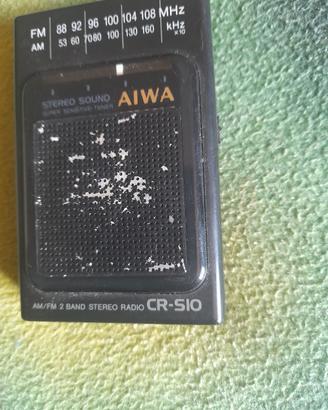 radiolina aiwa 2 band stereo radio cr-s10
