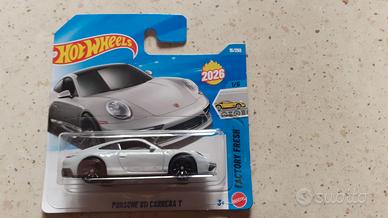 Hot Wheels 2026 Porsche 911 Carrera T 15/250 Nuova