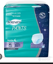 Pants Serenity Notte taglia XL 4 confezioni