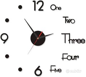 Orologio da Parete Fai-da-Te Adesivo