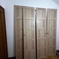 4 ante armadio/guardaroba ikea (rovere)