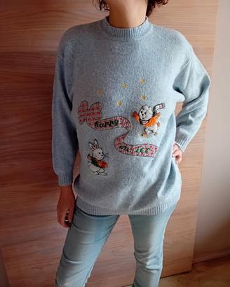 maglione anni 90 tg.50 80%lana 20%cachemire