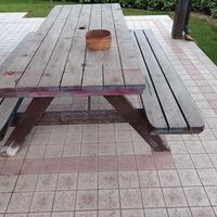 tavolo da giardino in legno 