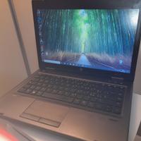 Hp Probook alluminio Intel core i5 8gb win10