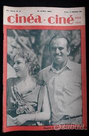1924 VECCHIA RIVISTA FRANCESE CINEMA "CINÈA-CINÈ"