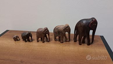 Set elefanti arredamento 