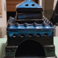 brucia essenze a forma di tempio