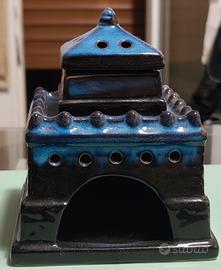 brucia essenze a forma di tempio