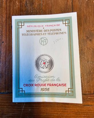 Francobolli Croce Rossa Francese 1956