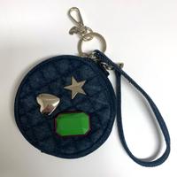 Borsetta portamonete GUESS denim