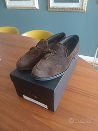 mocassino tag. 43 camoscio testa di moro