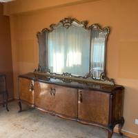 Specchiera buffet anni 60 vintage