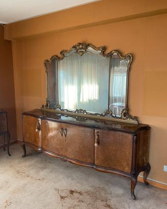 Specchiera buffet anni 60 vintage