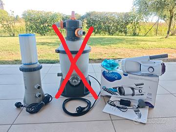 Pompa filtro e aspiratore