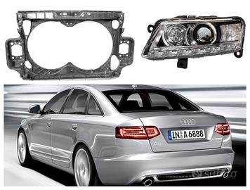 Audi A6 musata cofano freni fanale parafango 09-11