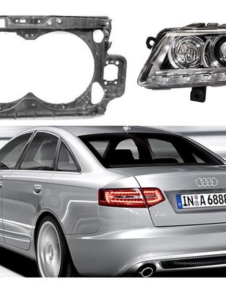 Audi A6 musata cofano freni fanale parafango 09-11