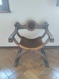 sedia Savonarola  anni 70