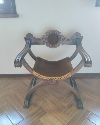 sedia Savonarola  anni 70