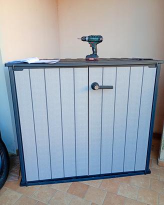 box porta attrezzi da giardino keter