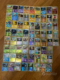 Lotto carte pokemon holo/reverse