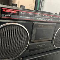 Stereo radio boombox hitachi vintage