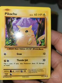 carta pikachu 60 HP