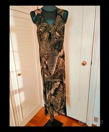 Vestito smanicato in Viscosa