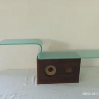 Mensola in vetro satinato