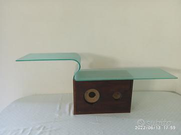 Mensola in vetro satinato