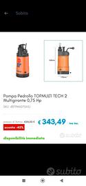 Pompa pedrollo multi tech 2 