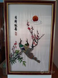 quadri in tessuto ispirazione giapponese