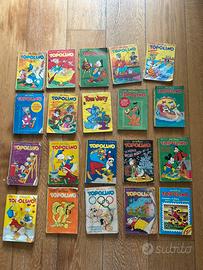 Lotto 20 fumetti Topolino Walt Disney anni '70