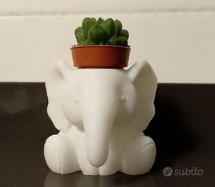 Elefantino Vasetto decorativo  stampato in 3D 
