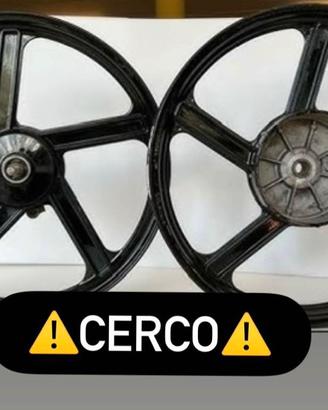 Cerchi Avio 5 razze Piaggio ciao