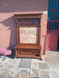 appendiabiti con cassapanca h180x160