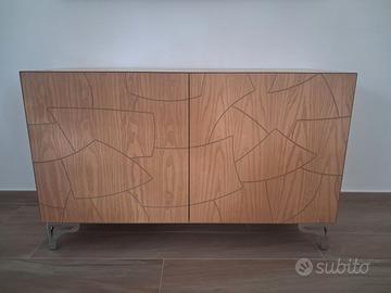 MADIA intarsiata in legno massello