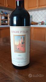 vino chianti borghi d'elsa 1993