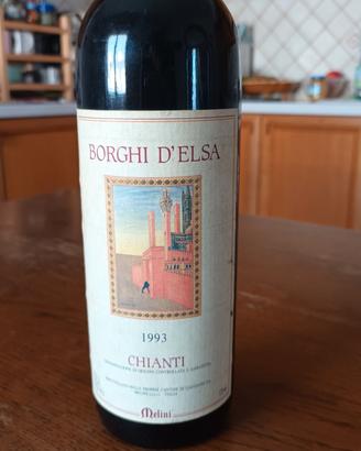 vino chianti borghi d'elsa 1993