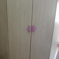 armadio a due ante con cassettiera 