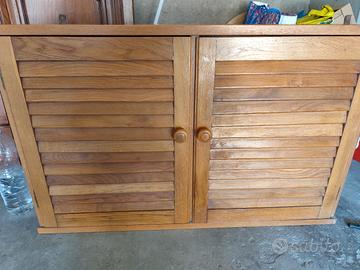 pensile in legno teak 