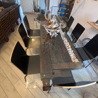 Tavolo con banco da falegname