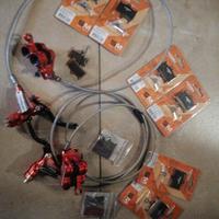 hope v4 freni dh con 9 set pastiglie