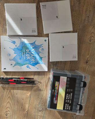 Materiali da disegno e pittura