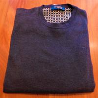 Maglioncino Trussardi Jeans girocollo grigio S