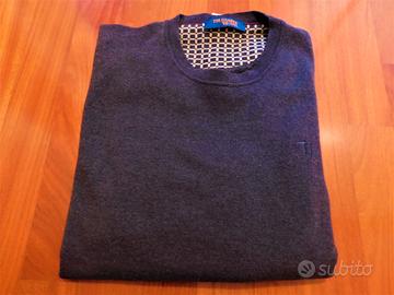 Maglioncino Trussardi Jeans girocollo grigio S