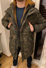 Parka invernale mimetico nuovo Zara Man 