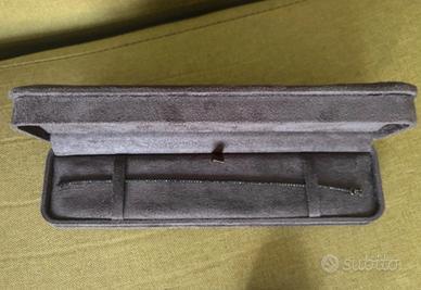 Bracciale Tennis oro 18 Kt e Diamanti neri