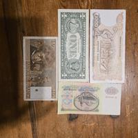 lotto vecchie banconote